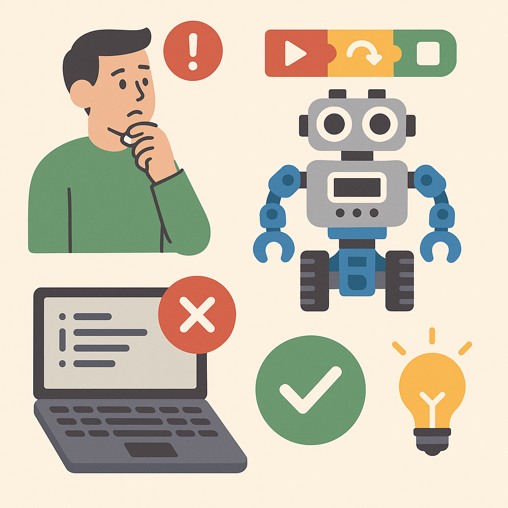 Các lỗi thường gặp khi lập trình LEGO robot và cách khắc phục