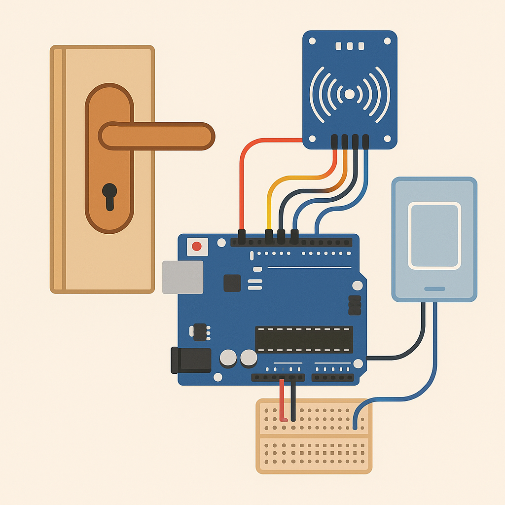 Chế tạo khóa cửa mô hình dùng Arduino và thẻ RFID